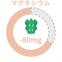 マグネシウム 100mg不足