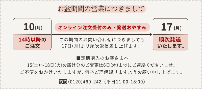 GWのお知らせ