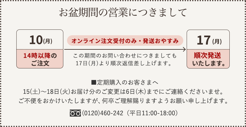 GWのお知らせ
